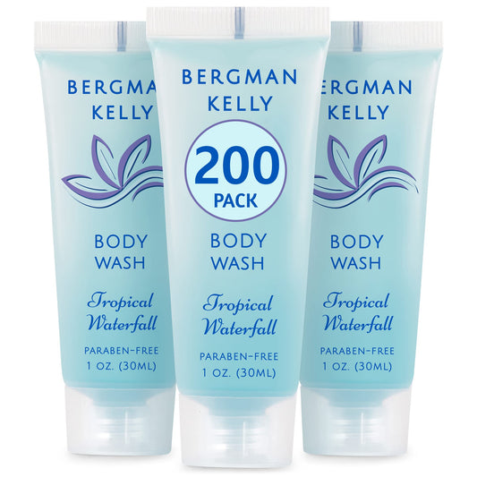 BERGMAN KELLY Gel de baño tamaño viaje (1 onza líquida, 200