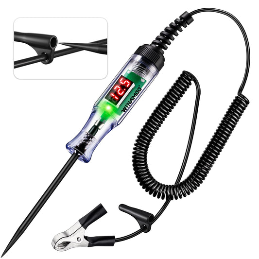 Luz de prueba automotriz con pantalla de voltaje digital LED