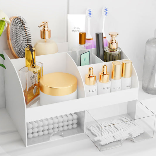 Organizador de maquillaje con cajones, almacenamiento de cos