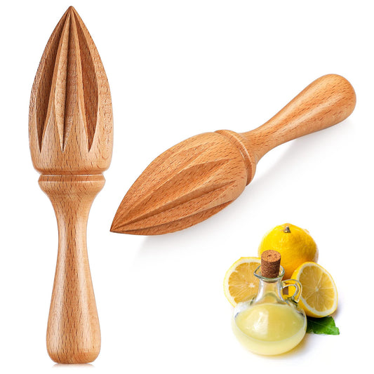 Exprimidor de cítricos de madera, exprimidor de mano de limó