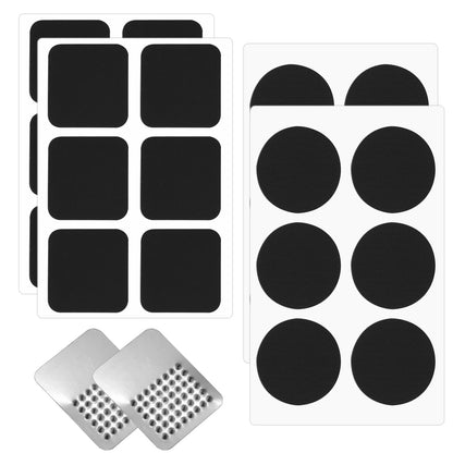 Kit de reparación de parches de neumáticos de bicicleta, kit