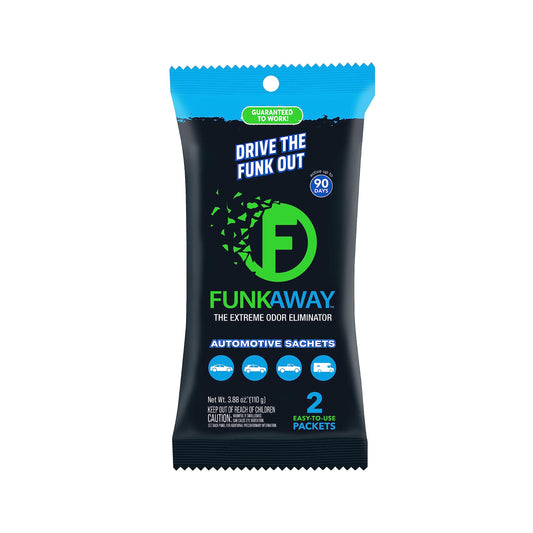 FunkAway Bolsa automotriz que elimina olores extremos, paque