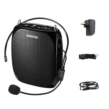 ZOWEETEK ZW-Z258 Mini amplificador de voz recargable portáti