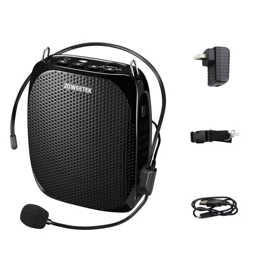 ZOWEETEK ZW-Z258 Mini amplificador de voz recargable portáti