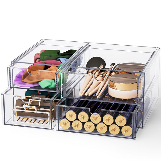Noverlife Organizador de accesorios acrílicos para el cabell
