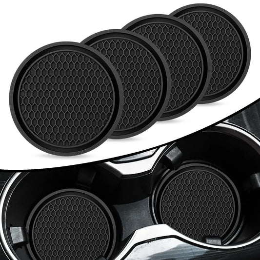 4 posavasos para automóvil, portavasos universales antidesli