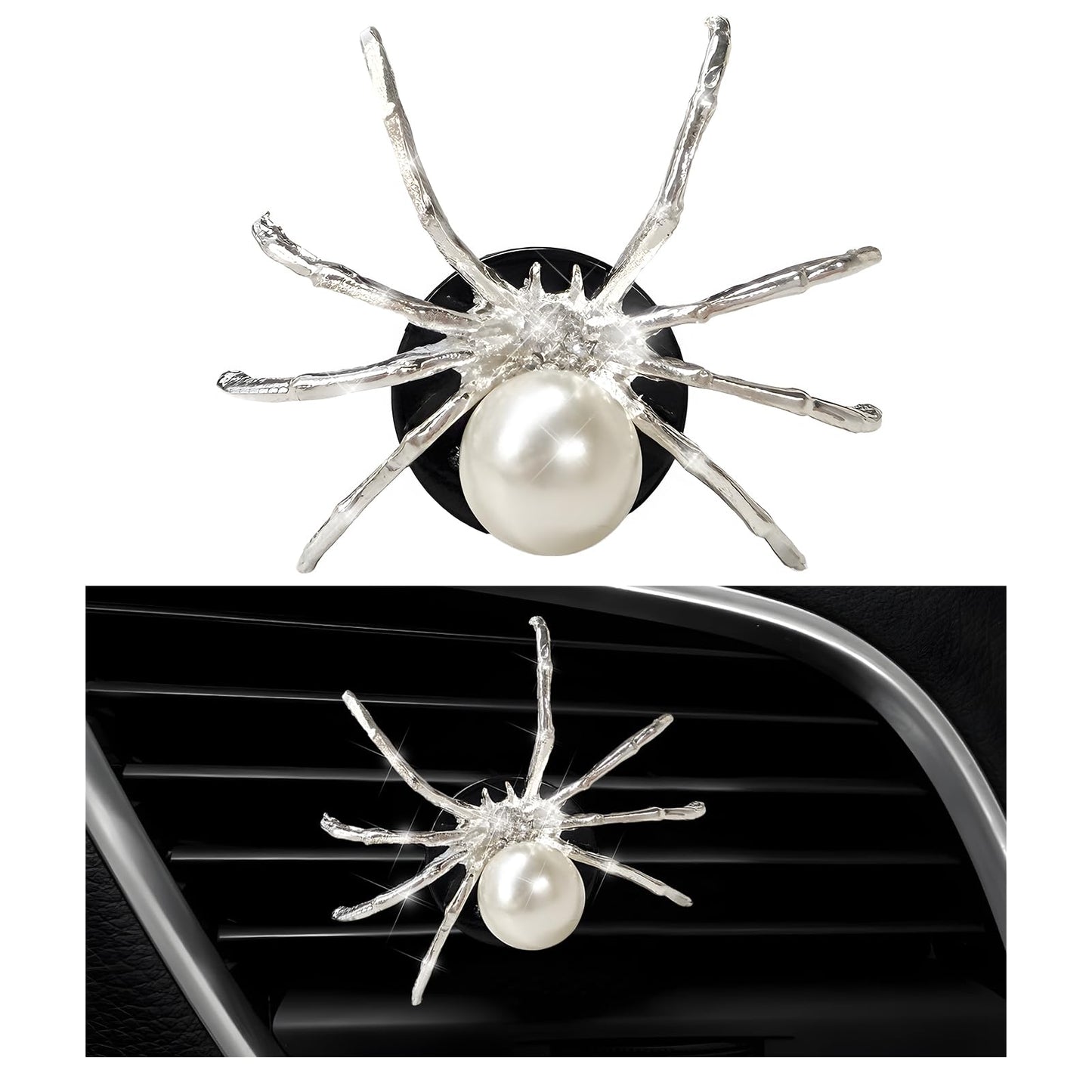Bling Spider - Clips de ventilación para automóvil, lindos a