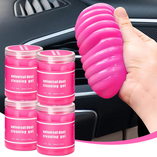 Paquete de 4 unidades de gel de limpieza para automóvil, mas