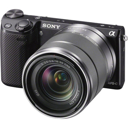 Sony NEX-5RK/B Cámara digital sin espejo de 16.1 MP con lent