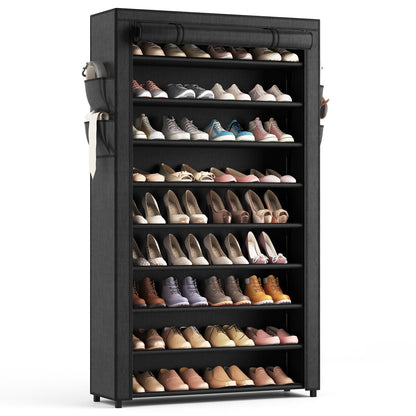 Zapatero con fundas – Organizador de zapatos de 10 niveles d
