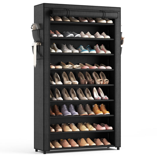 Zapatero con fundas – Organizador de zapatos de 10 niveles d