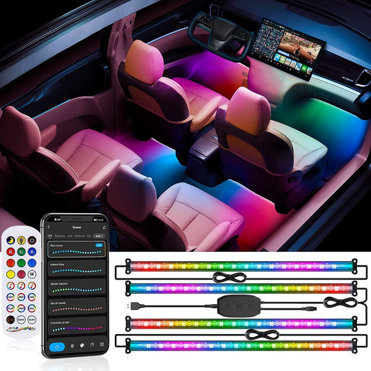 Luces interiores de automóviles dentro de tu automóvil, luce