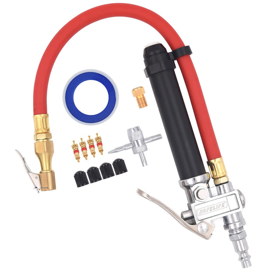 Inflador de neumáticos 10-120 PSI Medidor de presión de neum