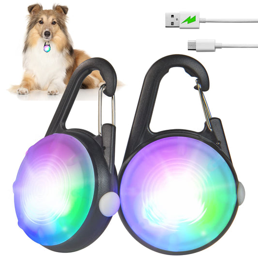 Luces de perro con 4 modos para caminar por la noche, luz im