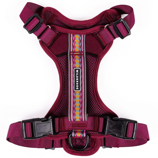 Wilderdog Arnés ligero para perro con correas reflectantes -