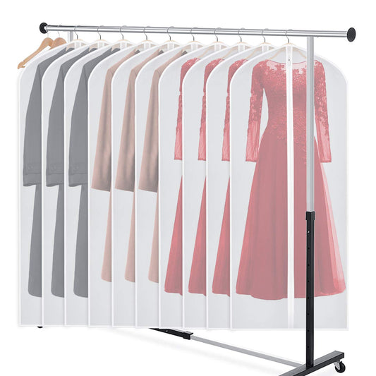 Zilink Bolsa de ropa para almacenamiento, juego de 10 vestid