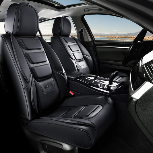 Coverado Fundas de asiento de automóvil, fundas delanteras p