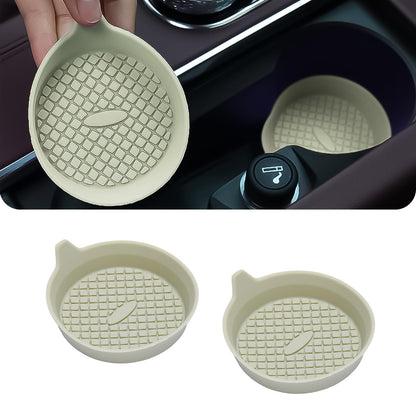 Pincuttee Juego de 2 posavasos de silicona para automóvil, p