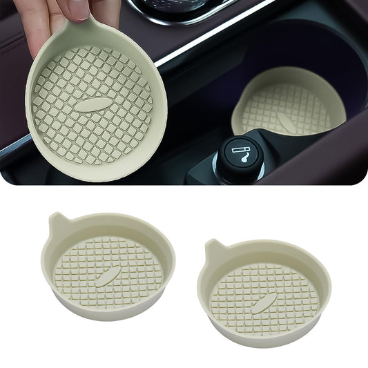 Pincuttee Juego de 2 posavasos de silicona para automóvil, p