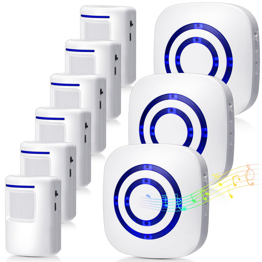 Alarma con sensor de movimiento, alarma inalámbrica, detecto