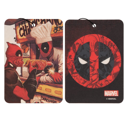 Plasticolor 005632R01 Marvel Deadpool Ambientador de 2 lados