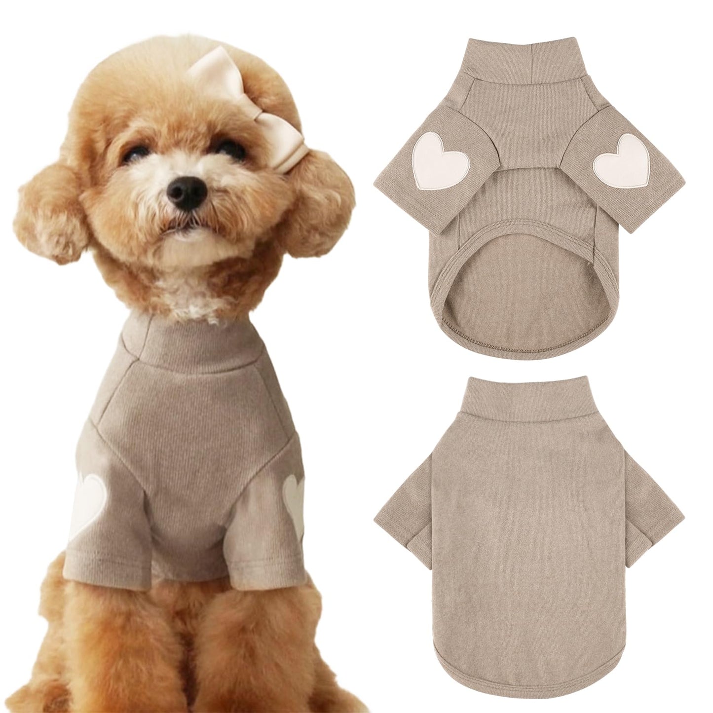 Sudadera para perros pequeños y medianos, camiseta cálida pa