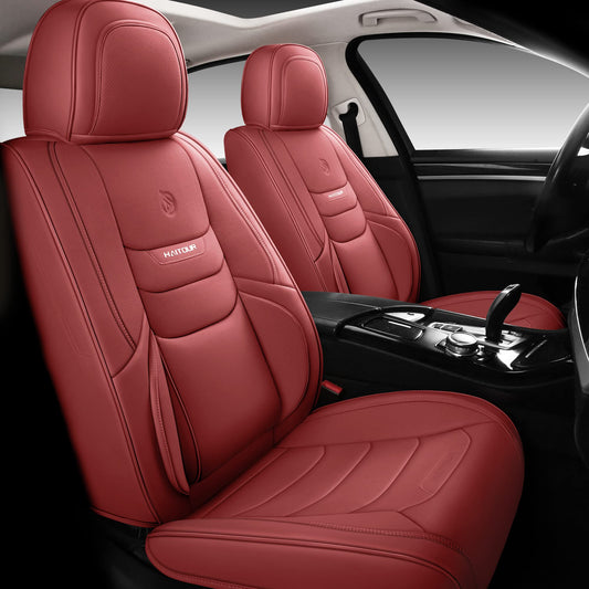 Fundas de asiento de automóvil de cuero de cobertura complet