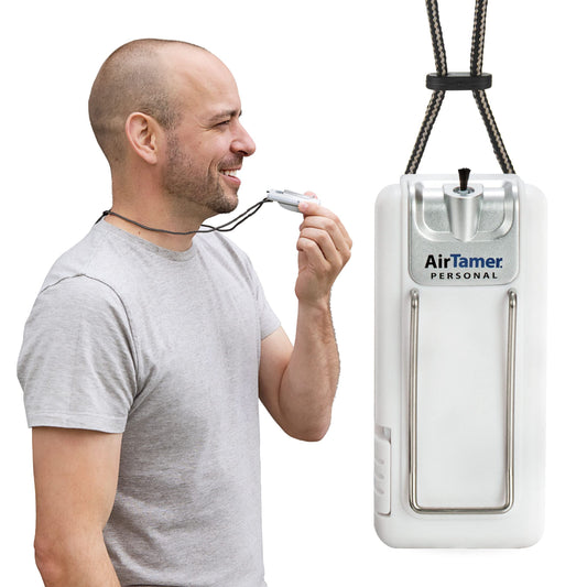 AirTamer A302 | Pequeño purificador de aire personal y portá