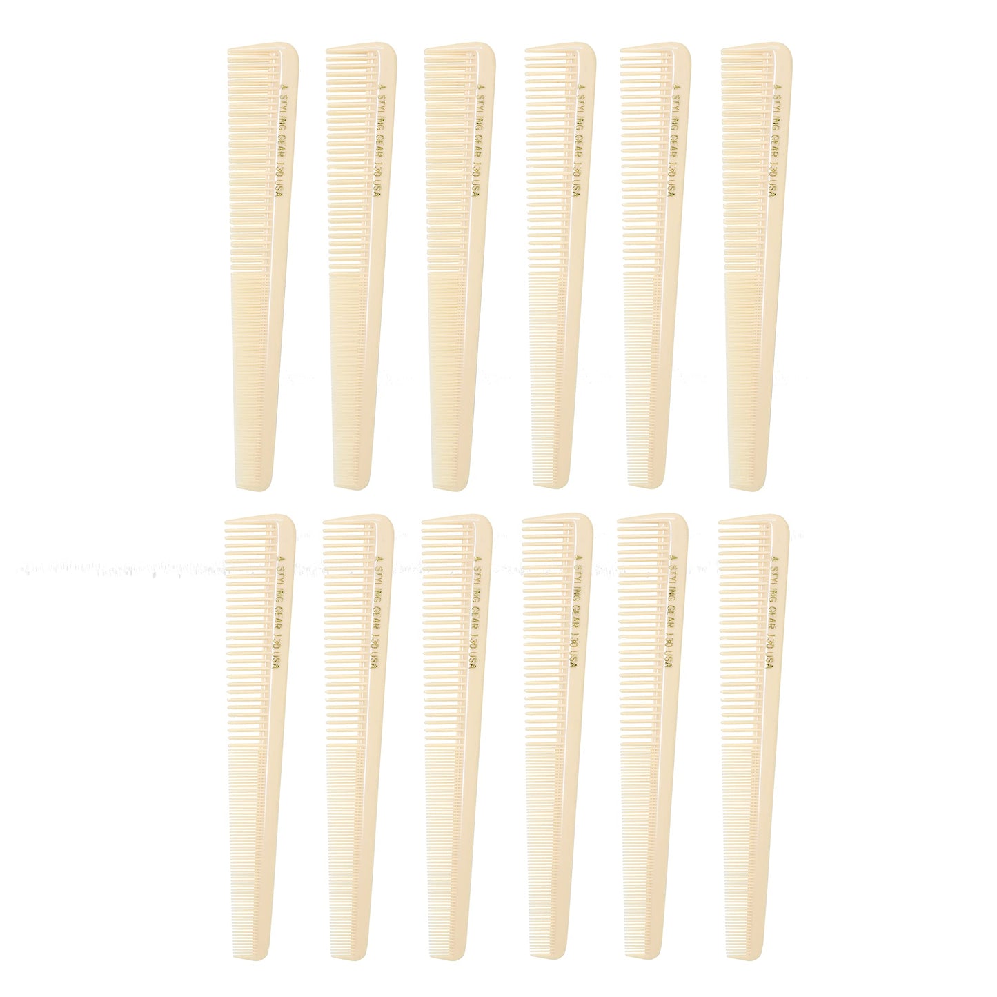# 130 Peines de corte de peluquería Peines de pelo cónicos P