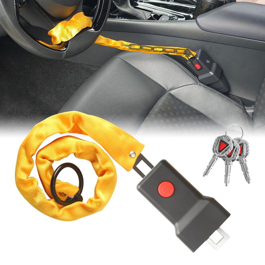 Cerradura de volante, de metal resistente antirrobo para cin