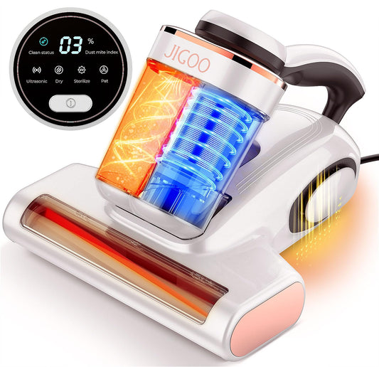 Aspirador de cama con sensor de polvo, aspiradora de colchón