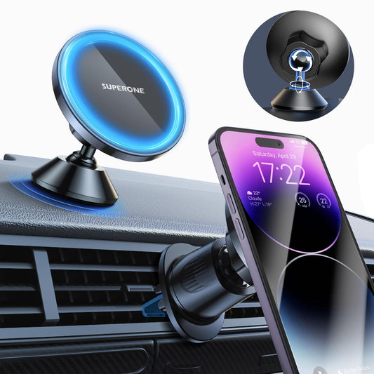 SUPERONE 【Dash+Ventilación】 Se adapta al soporte de automóvi