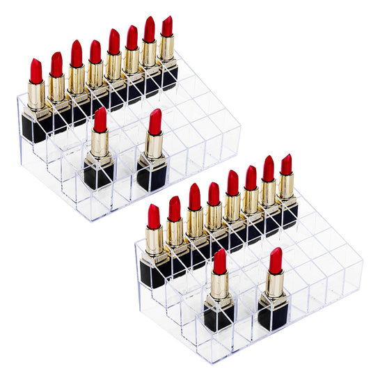 HBlife Paquete de 2 soportes para lápiz labial, 40 espacios
