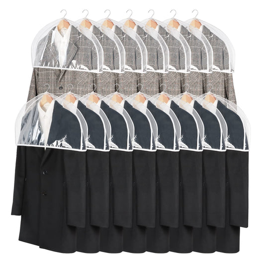 Zilink Fundas transparentes para los hombros para ropa (jueg