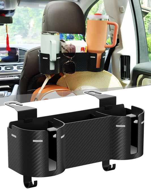 Soporte para portavasos de asiento trasero de automóvil de 3