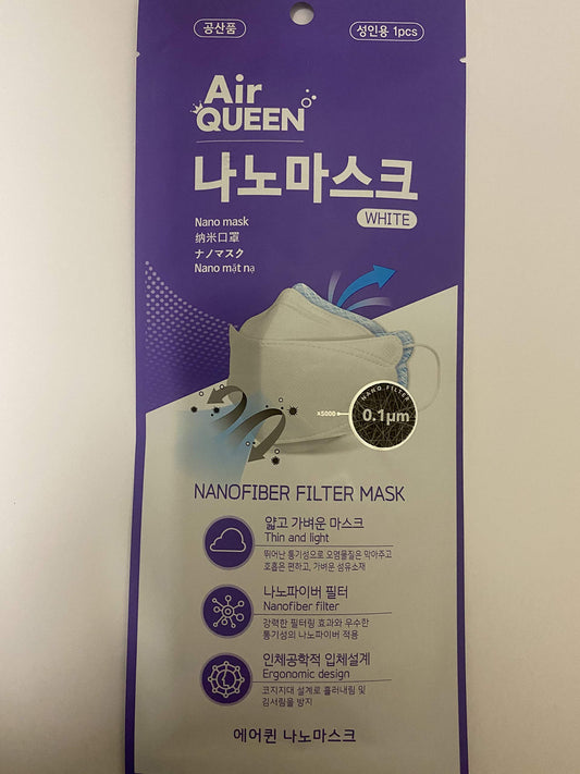 [Paquete de 10] [Air Queen] Máscara de seguridad facial de 3