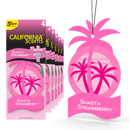 California Scents Palms Paper Shasta Fresa Ambientador