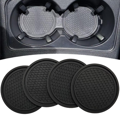 Paquete de 4 posavasos hexagonales para automóvil (2.75 pulg