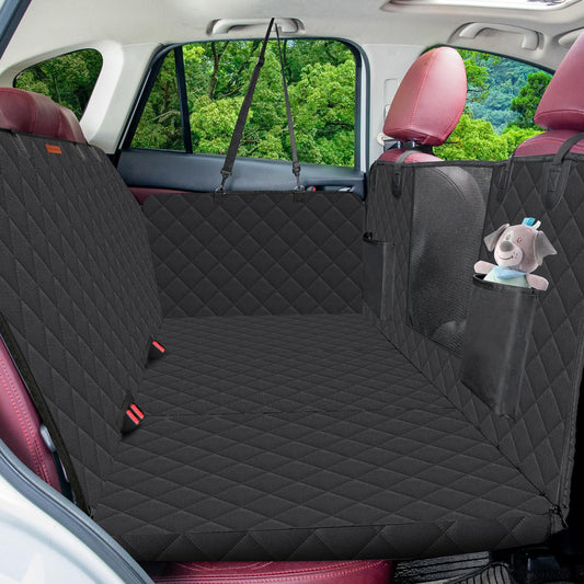 Funda de asiento de coche para perro, parte inferior dura, 1
