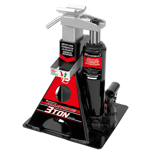 Powerbuilt 640912 Base y botella de gato todo en uno, 3 tone