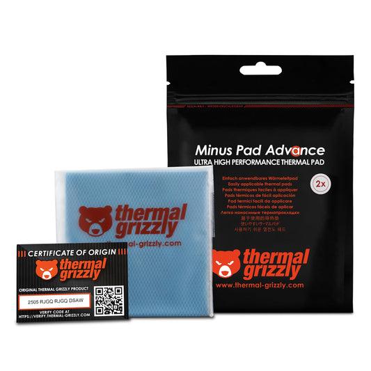 Thermal Grizzly Minus Pad Advance - Paquete de 2 almohadilla