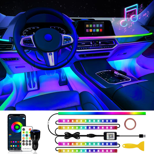 Luz LED para interior de automóvil, RGB Dreamcolor interior