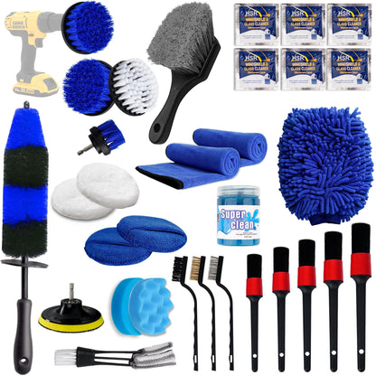 Kit de limpieza para interiores y exteriores, kit de limpiez