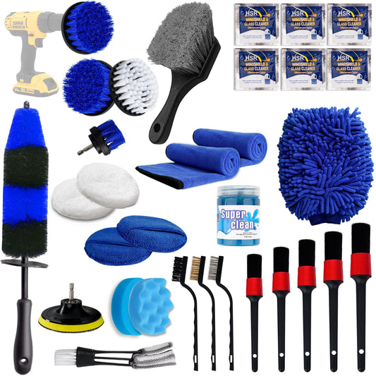 Kit de limpieza para interiores y exteriores, kit de limpiez