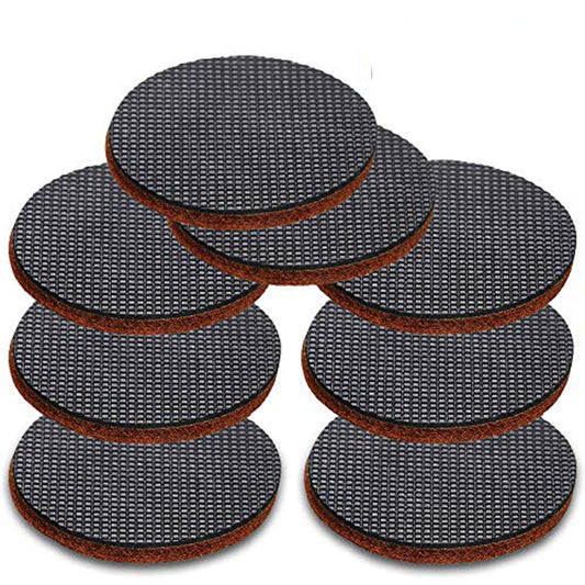 Almohadillas antideslizantes negras para muebles, 8 unidades