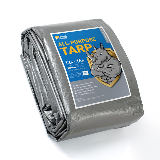 GUARD SHIELD Lona resistente de 12 x 16 pies, cubierta de lo