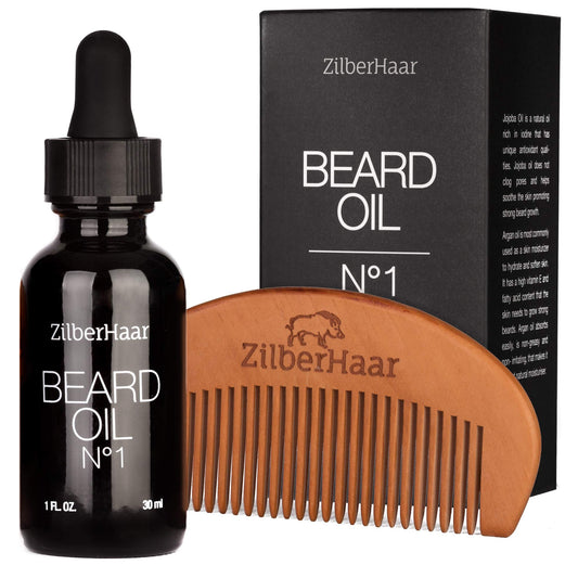ZilberHaar Aceite para barba №1 – Aceite de argán y jojoba m