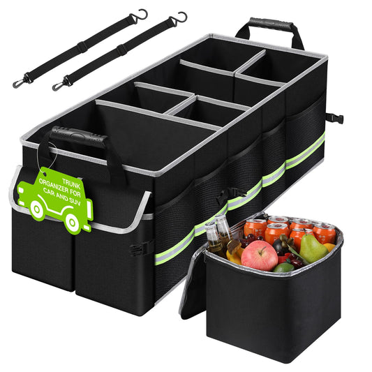 AGPTEK Organizador de maletero 6 en 1 para SUV, organizador