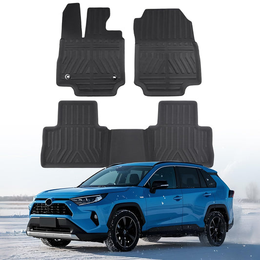 Alfombrillas de automóvil para Toyota RAV4: 2019 2020 2021 2