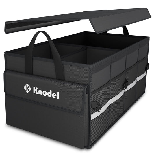 K KNODEL Organizador de maletero de automóvil con tapa, alma